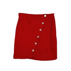Maje Button Skirt